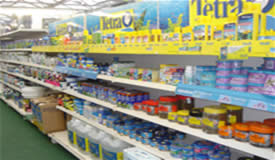 Tropical fish accessories, aquatics specialist nursery, Crews Hill, UK