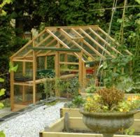 Cedar Wooden Greenhouses, Crews Hill, North London, UK