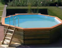 Wooden swimming pool, installation and maintenance