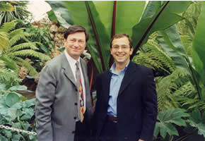 Alan Titchmarsh and Lucas Mariconda from Paramount Plants