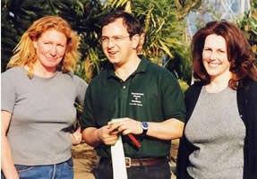 Charlie Dimmock and the paramount plants team